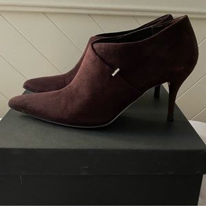 Calvin Klein Collection J7103 Kenzie Soft Suede High Heel Bootie | EU SIZE 36M